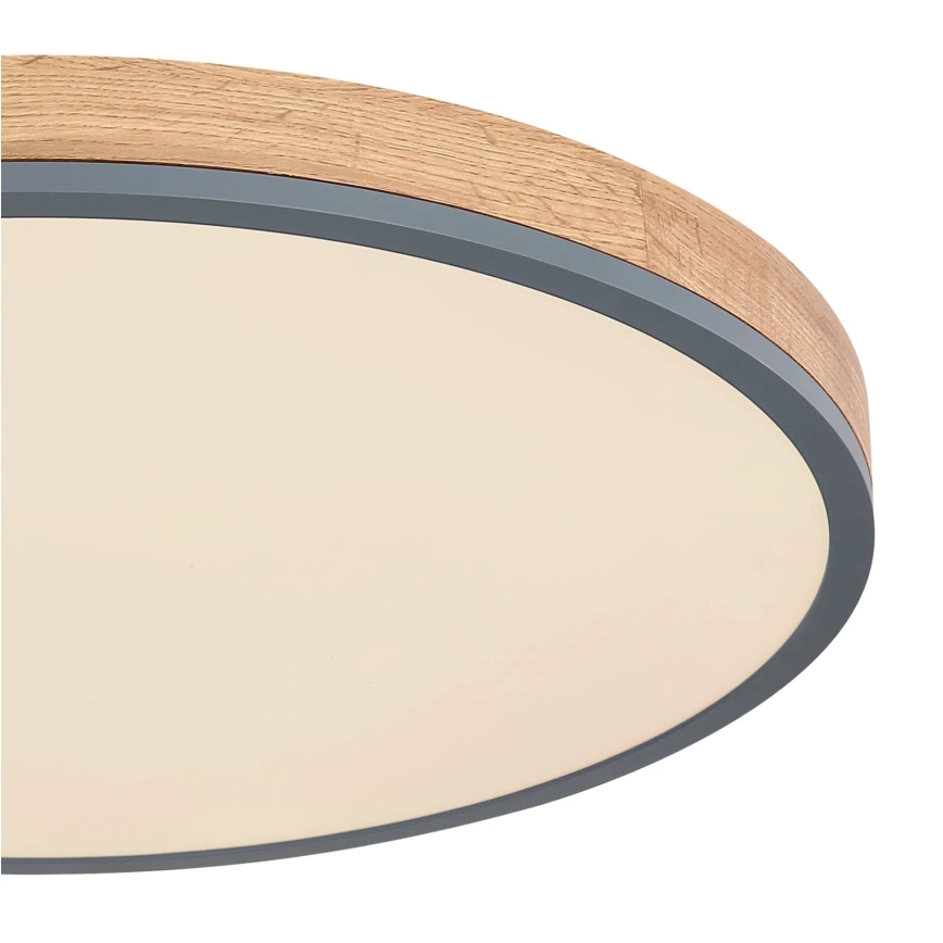 Globo - LED Pritemdomas lubinis šviestuvas LED/40W/230V 2700-6500K diametras 60 cm + nuotolinio valdymo pultas ruda/pilka