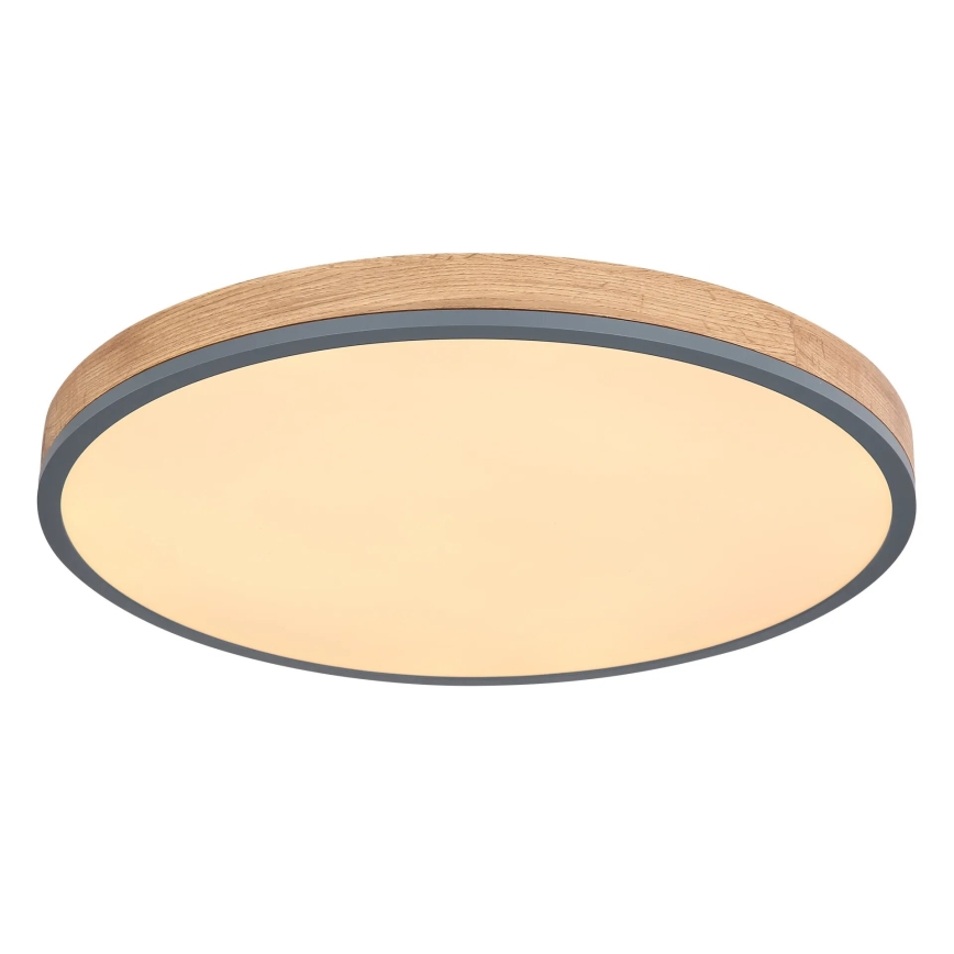 Globo - LED Pritemdomas lubinis šviestuvas LED/40W/230V 2700-6500K diametras 60 cm + nuotolinio valdymo pultas ruda/pilka