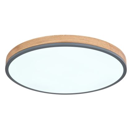 Globo - LED Pritemdomas lubinis šviestuvas LED/40W/230V 2700-6500K diametras 60 cm + nuotolinio valdymo pultas ruda/pilka