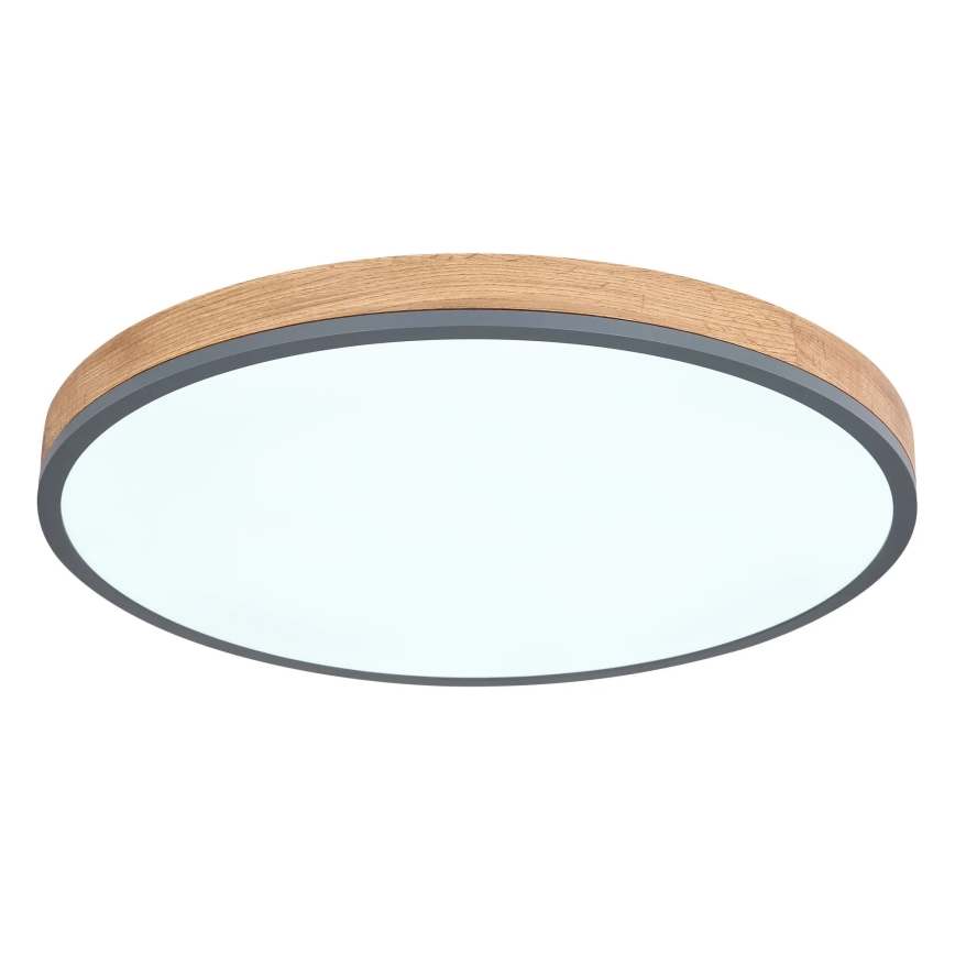Globo - LED Pritemdomas lubinis šviestuvas LED/40W/230V 2700-6500K diametras 60 cm + nuotolinio valdymo pultas ruda/pilka