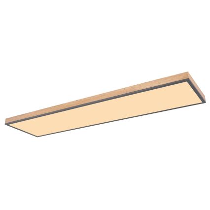 Globo - LED Pritemdomas lubinis šviestuvas LED/36W/230V 2700-6500K + nuotolinio valdymo pultas ruda/pilka