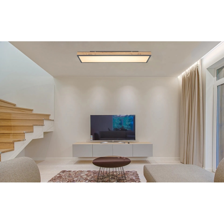 Globo - Dimeriuojamas LED lubų šviestuvas LED/36W/230V 2700-6500K ruda/pilka + su nuotoliniu valdymu