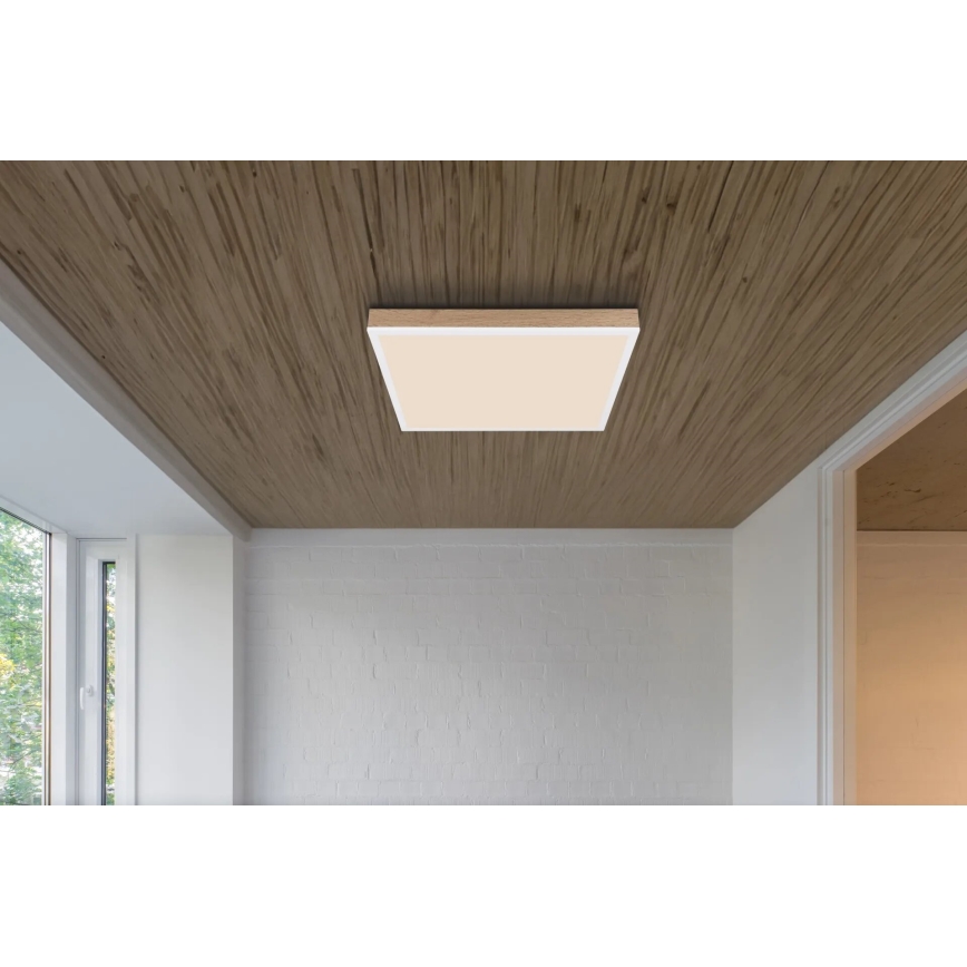 Globo - LED Pritemdomas lubinis šviestuvas LED/24W/230V 2700-6500K + nuotolinio valdymo pultas ruda/balta