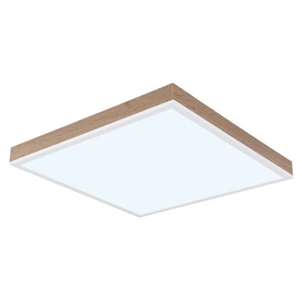 Globo - LED Pritemdomas lubinis šviestuvas LED/24W/230V 2700-6500K + nuotolinio valdymo pultas ruda/balta