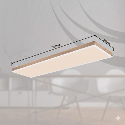 Globo - LED dimeriuojamas lubinis šviestuvas LED/36W/230V 2700-6500K ruda/balta + nuotolinio valdymo pultas