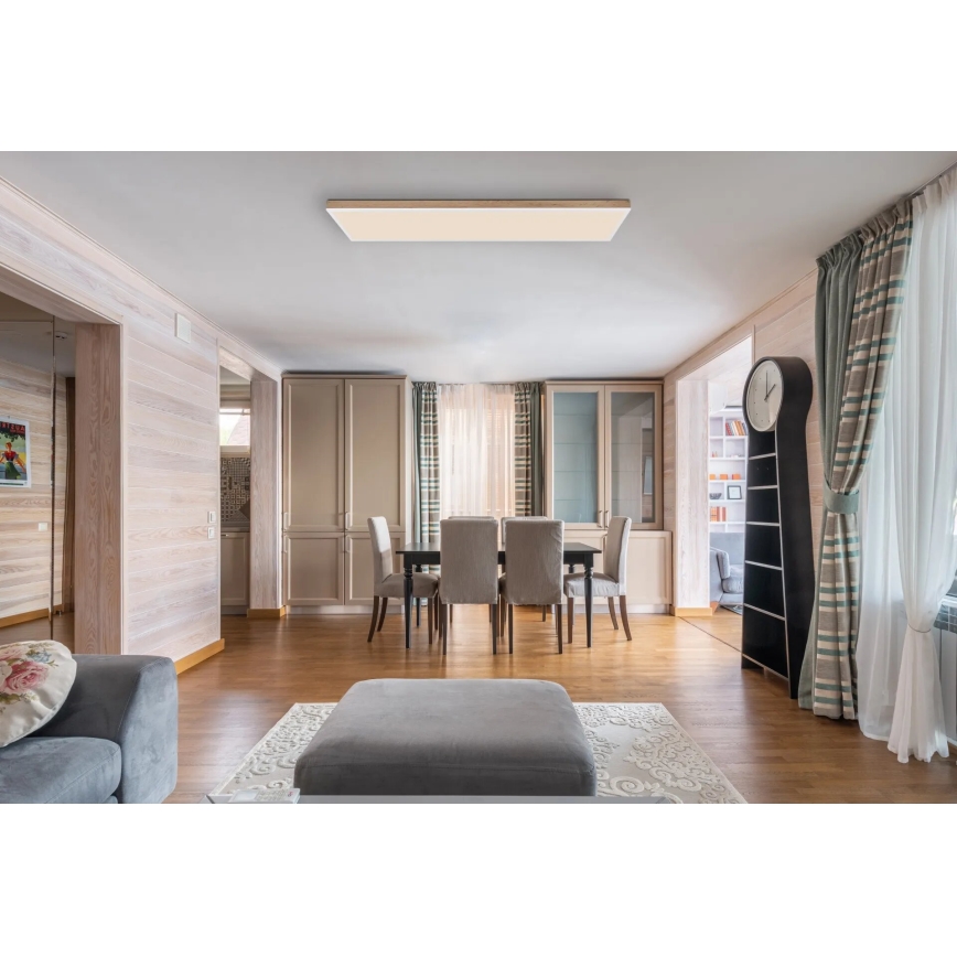 Globo - LED Pritemdomas lubinis šviestuvas LED/36W/230V 2700-6500K + nuotolinio valdymo pultas ruda/balta