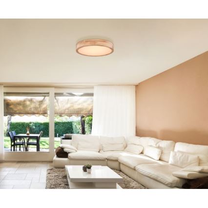 Globo - LED Pritemdomas lubinis šviestuvas LED/24W/230V 3000-6000K + nuotolinio valdymo pultas