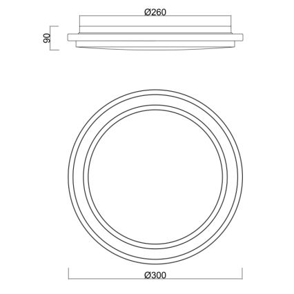 Globo - LED Vonios šviestuvas su jutikliu LED/18W/230V IP44