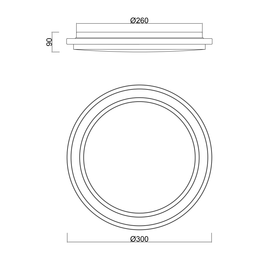 Globo - LED Vonios šviestuvas su jutikliu LED/18W/230V IP44