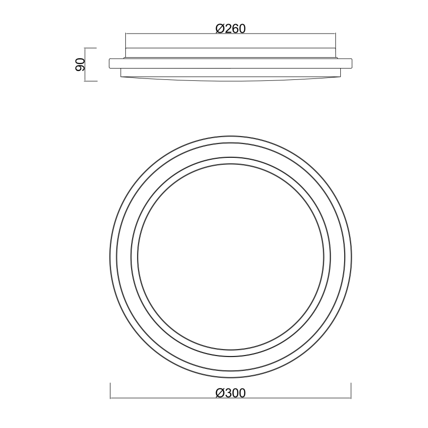 Globo - LED Vonios šviestuvas su jutikliu LED/18W/230V IP44
