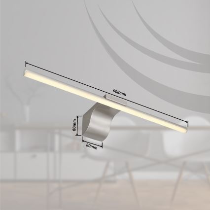 Globo - LED vonios veidrodžio apšvietimas LED/10W/230V 60,8 cm IP44 blizgus chromas