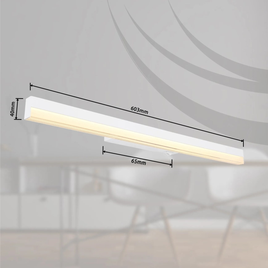 Globo - LED sieninis šviestuvas LED/12W/230V 3000/6000K 60 cm balta