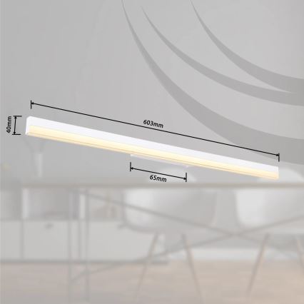 Globo - LED sieninis šviestuvas LED/18W/230V 3000/6000K 80 cm balta