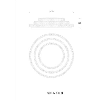 Globo - LED Pritemdomas lubinis šviestuvas LED/30W/230V TUYA Wi-Fi + nuotolinio valdymo pultas
