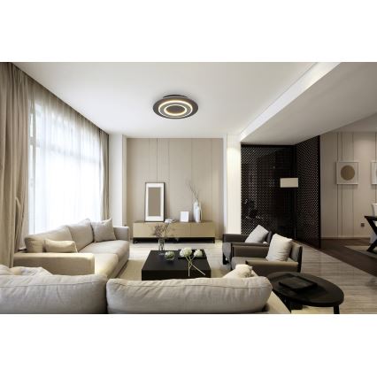 Globo - LED lubinis šviestuvas LED/24W/230V 3000K diametras 32 cm antracitas