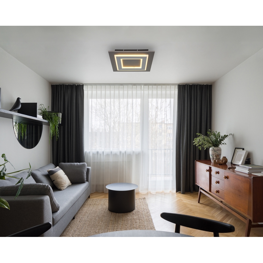 Globo - LED lubinis šviestuvas LED/24W/230V 3000K 32x32 cm antracitas