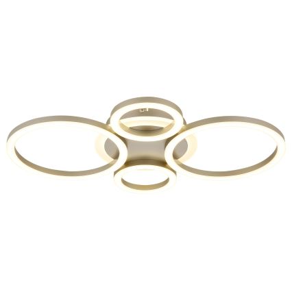 Globo - lubinis LED šviestuvas LED/40W/230V 2700/4500/6500K Ø 35,5x53 cm žalvario