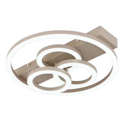 Globo - dimeriuojamas LED lubų šviestuvas LED/40W/230V 2700-6500K matmenys 35x33 cm žalvario apdaila + nuotolinis valdymas