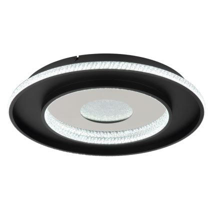 Globo - LED Pritemdomas lubinis šviestuvas LED/30W/230V 2700-6500K diametras 52,5 cm juoda + nuotolinio valdymo pultas