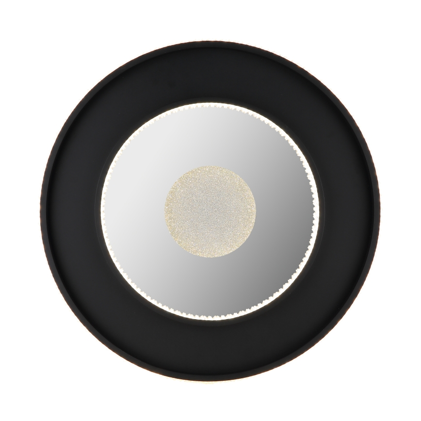 Globo - LED Pritemdomas lubinis šviestuvas LED/30W/230V 2700-6500K diametras 52,5 cm juoda + nuotolinio valdymo pultas