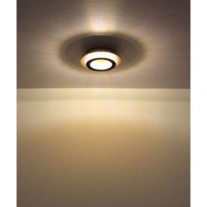 Globo - LED lubinis šviestuvas LED/12W/230V 3000/4000/6500K, skersmuo 20 cm, juodas