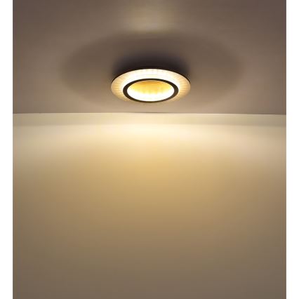 Globo - LED lubinis šviestuvas LED/24W/230V 3000/4000/6500K skersmuo 35 cm juodas