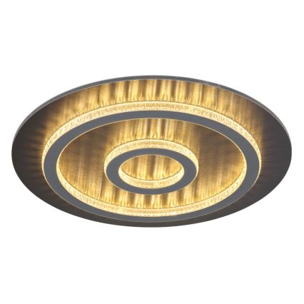 Globo - LED reguliuojamas lubinis šviestuvas LED/40W/230V 3000-6500K skersmuo 45 cm antracitas + su nuotoliniu valdymu
