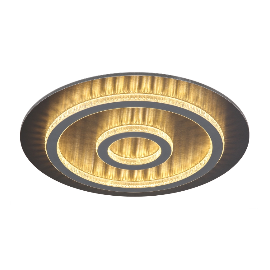 Globo - LED reguliuojamas lubinis šviestuvas LED/40W/230V 3000-6500K skersmuo 45 cm antracitas + su nuotoliniu valdymu