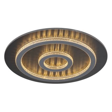 Globo - LED reguliuojamas lubinis šviestuvas LED/40W/230V 3000-6500K skersmuo 45 cm antracitas + su nuotoliniu valdymu