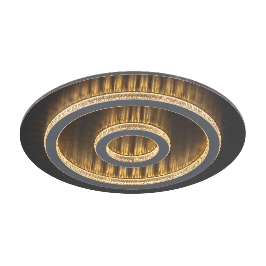 Globo - LED reguliuojamas lubinis šviestuvas LED/40W/230V 3000-6500K skersmuo 45 cm antracitas + su nuotoliniu valdymu