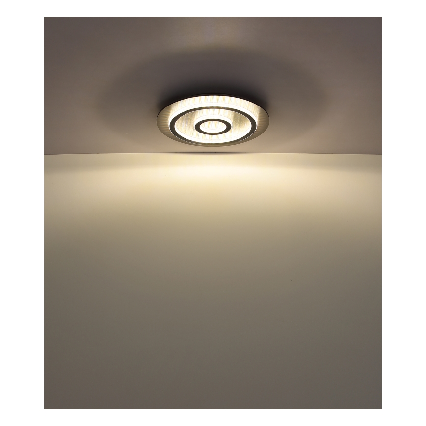 Globo - LED reguliuojamas lubinis šviestuvas LED/40W/230V 3000-6500K skersmuo 45 cm antracitas + su nuotoliniu valdymu