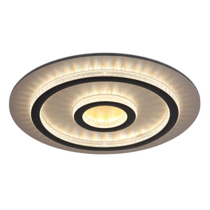 Globo - dimeriuojamas LED lubinis šviestuvas LED/40W/230V 3000-6500K Ø 45 cm juodas + nuotolinis valdymas
