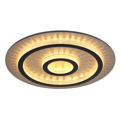 Globo - dimeriuojamas LED lubinis šviestuvas LED/40W/230V 3000-6500K Ø 45 cm juodas + nuotolinis valdymas