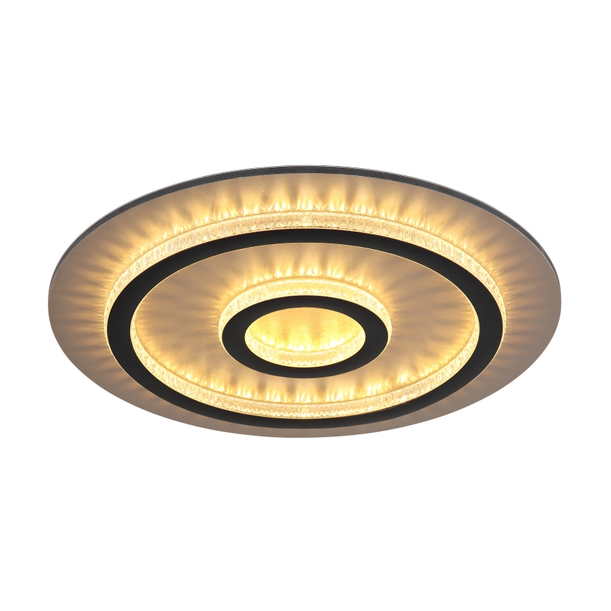 Globo - dimeriuojamas LED lubinis šviestuvas LED/40W/230V 3000-6500K Ø 45 cm juodas + nuotolinis valdymas