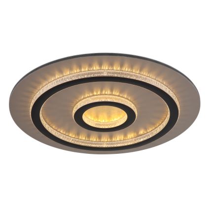 Globo - dimeriuojamas LED lubinis šviestuvas LED/40W/230V 3000-6500K Ø 45 cm juodas + nuotolinis valdymas