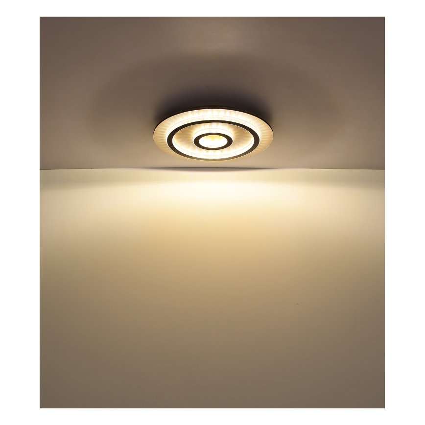 Globo - dimeriuojamas LED lubinis šviestuvas LED/40W/230V 3000-6500K Ø 45 cm juodas + nuotolinis valdymas