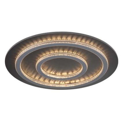 Globo - LED dimeriuojamas lubinis šviestuvas LED/60W/230V 3000-6500K skersm. 55 cm antracitas + nuotolinis pultas