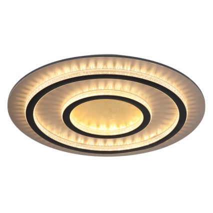 Globo - LED reguliuojamas lubinis šviestuvas LED/60W/230V 3000-6500K skersmuo 55 cm juodas + nuotolinis valdymas