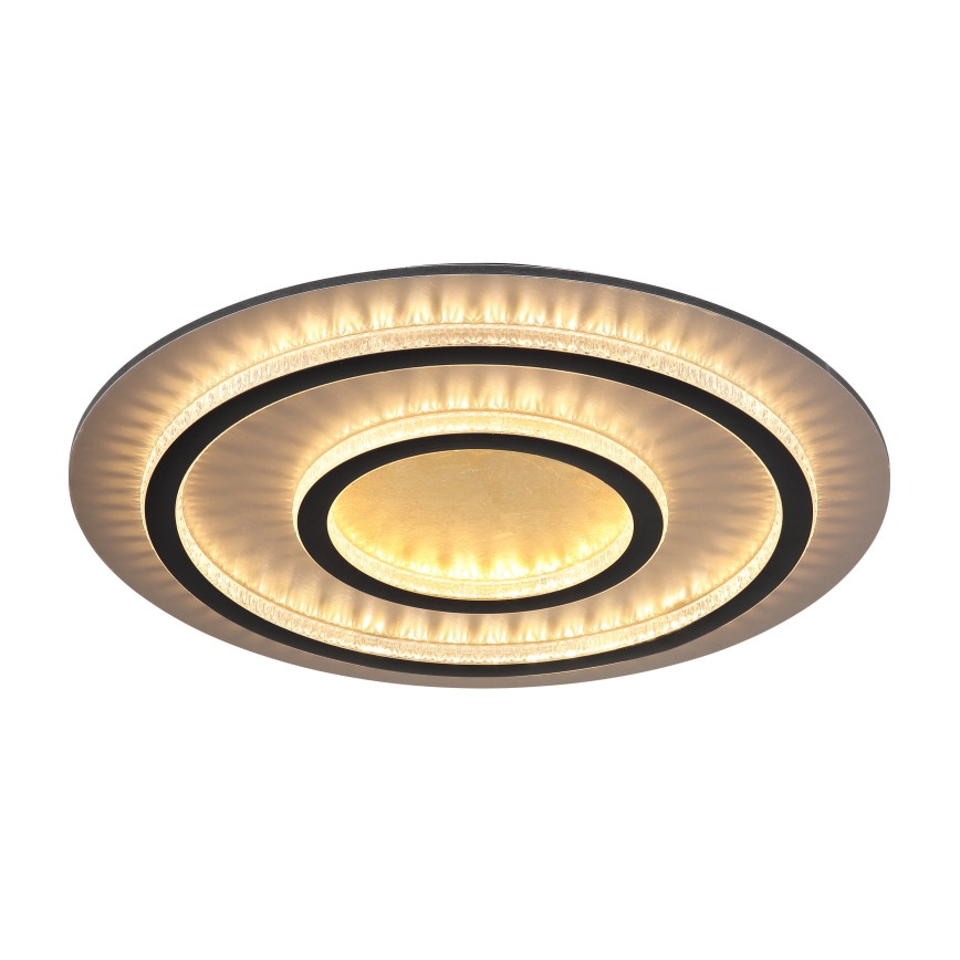 Globo - LED reguliuojamas lubinis šviestuvas LED/60W/230V 3000-6500K skersmuo 55 cm juodas + nuotolinis valdymas