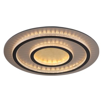 Globo - LED reguliuojamas lubinis šviestuvas LED/60W/230V 3000-6500K skersmuo 55 cm juodas + nuotolinis valdymas