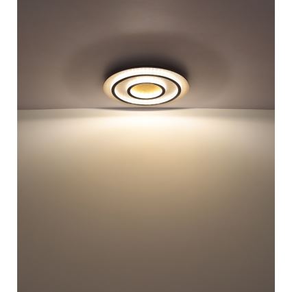 Globo - LED reguliuojamas lubinis šviestuvas LED/60W/230V 3000-6500K skersmuo 55 cm juodas + nuotolinis valdymas
