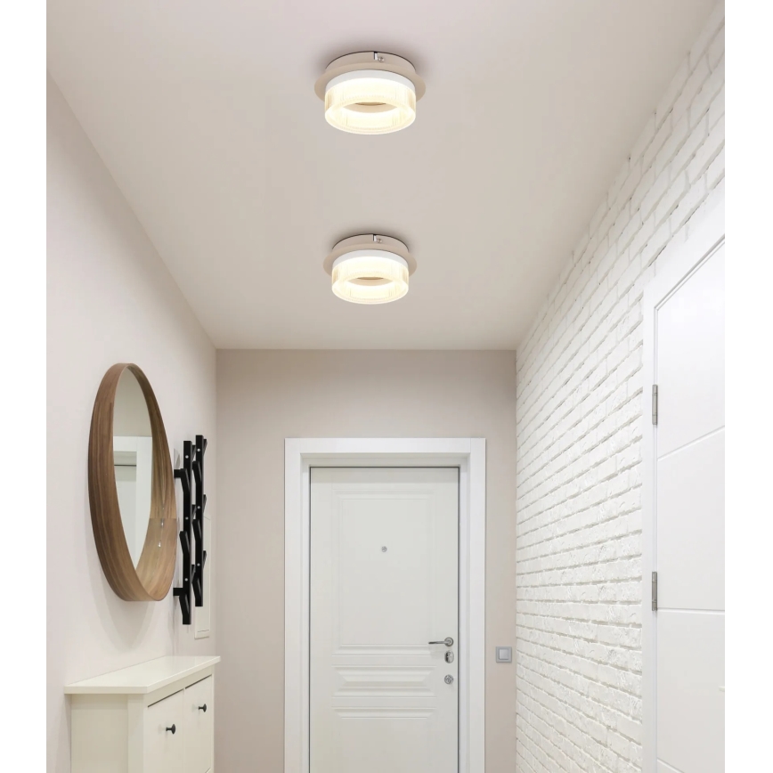 Globo - LED lubų šviestuvas, 8 W, 230 V, 3000 K, Ø 16 cm