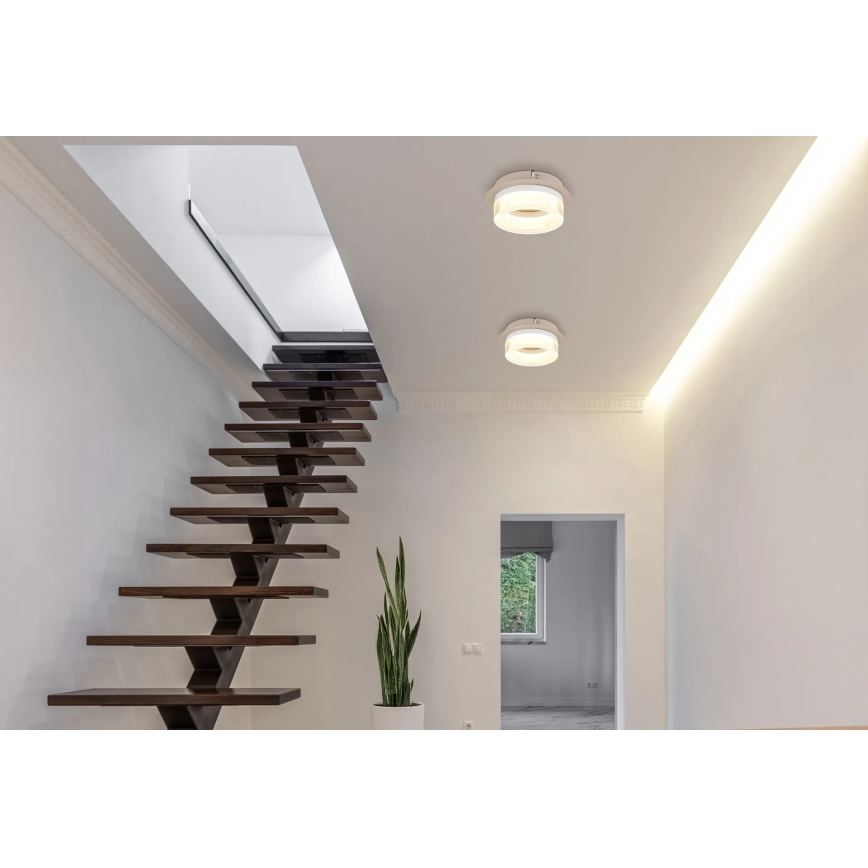 Globo - LED lubų šviestuvas, 8 W, 230 V, 3000 K, Ø 16 cm