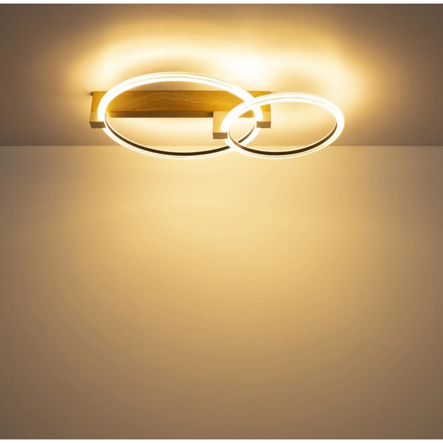 Globo - LED lubinis šviestuvas LED/24W/230V 3000K 58x38 cm smėlio spalvos