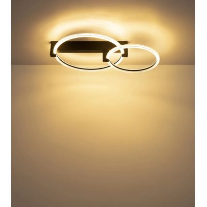Globo - LED lubinis šviestuvas LED/24W/230V 3000K 58x38 cm juodas