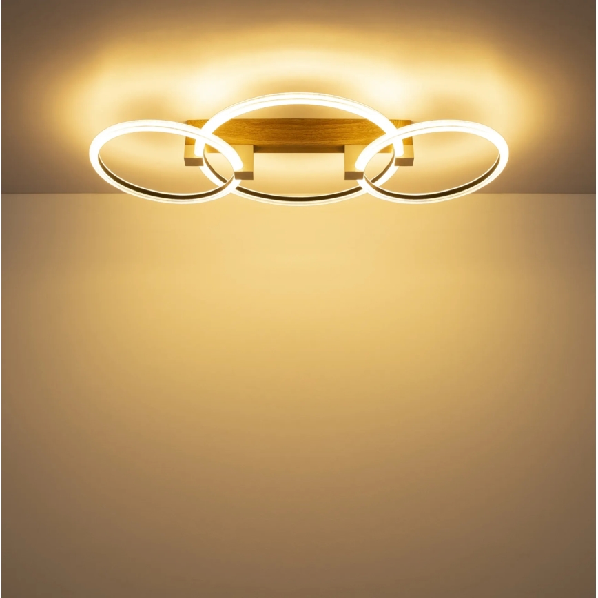 Globo - LED lubinis šviestuvas LED/40W/230V 3000K 76,1x38 cm rudos spalvos