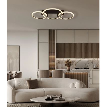Globo - LED lubinis šviestuvas LED/40W/230V 3000K 76,1x38 cm juodas