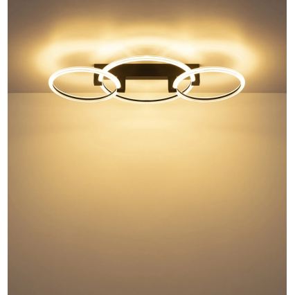 Globo - LED lubinis šviestuvas LED/40W/230V 3000K 76,1x38 cm juodas