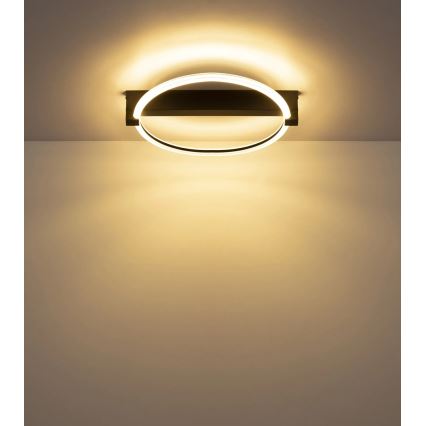 Globo - LED lubinis šviestuvas LED/15W/230V 3000K 41,5x38 cm juodas