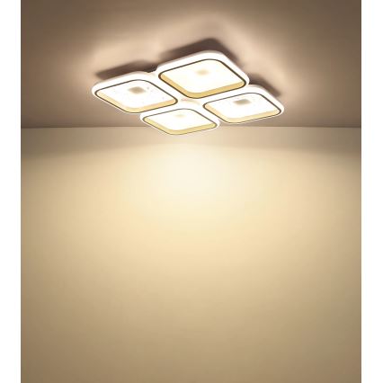 Globo - Dimeriuojamas lubinis LED šviestuvas LED/55W/230V 2700-6000K 54x54 cm + su nuotoliniu pulteliu